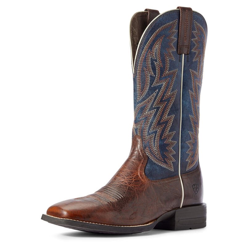 Ariat Dynamic - Western Laarzen Bruin / Donkerblauw Heren - 13531-182